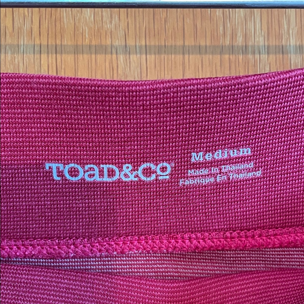 Toad&Co Heather Red A-Line Skirt - Picture 2 of 4